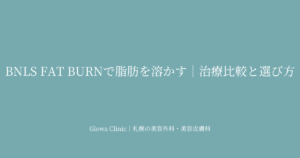 BNLS FAT BURNで脂肪を溶かす｜脂肪溶解注射と脂肪吸引の違いを解説
